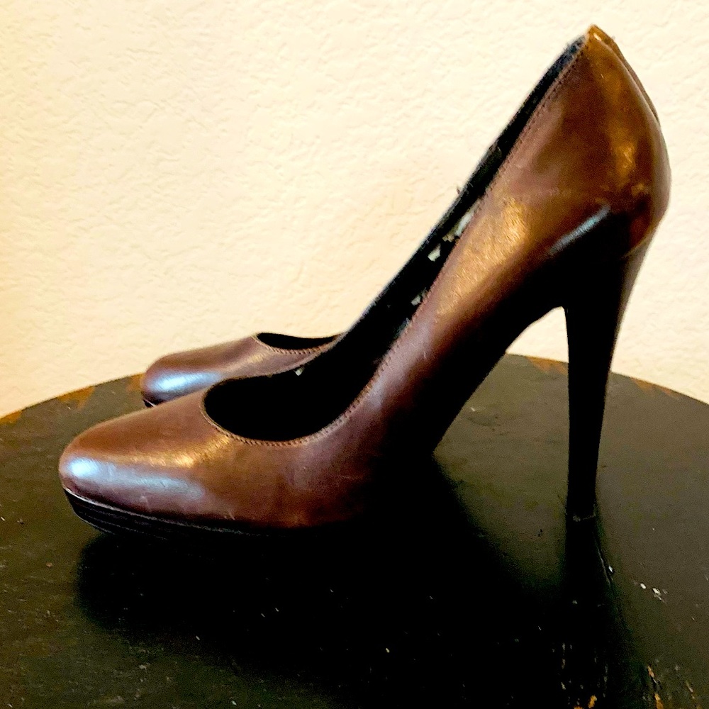Aldo Brown Platform Heel